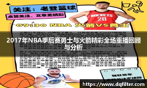 2017年NBA季后赛勇士与火箭精彩全场重播回顾与分析